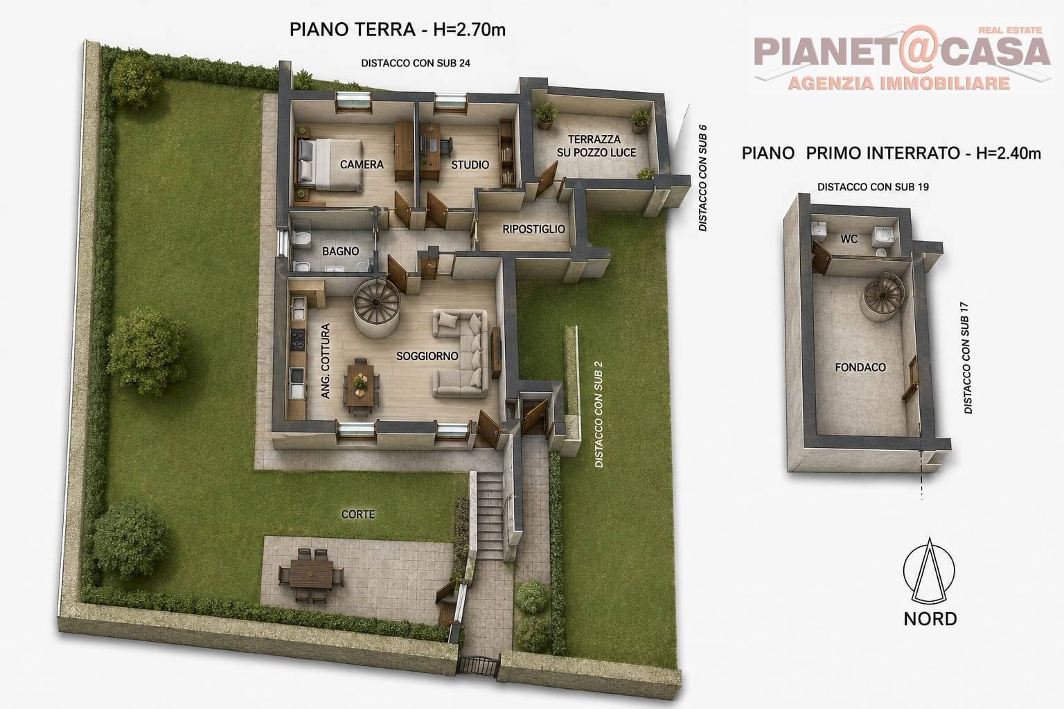 Foto 16 - Appartamento Via Salaria, Colli del Tronto - planimetria 1