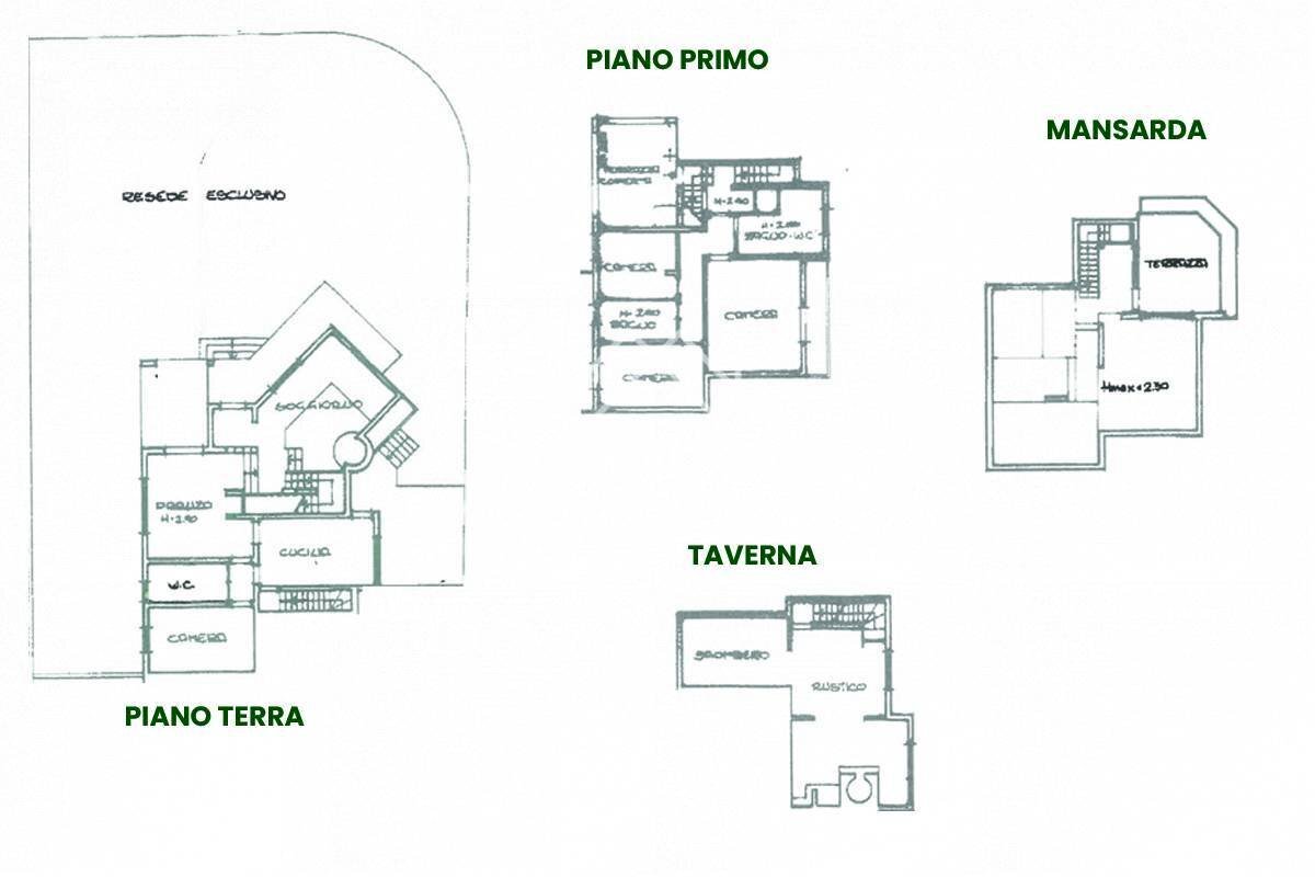 Foto 36 - Casa indipendente VIA DEL BERTACCHINO, Massarosa - planimetria 1