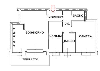Three-room apartment Via Martiri di Marzabotto, Senago - photo 36