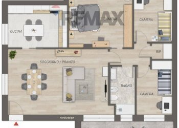 Pianta 2D - Four-room apartment Via Carlo Levi
 
nc, Bitritto - photo 2