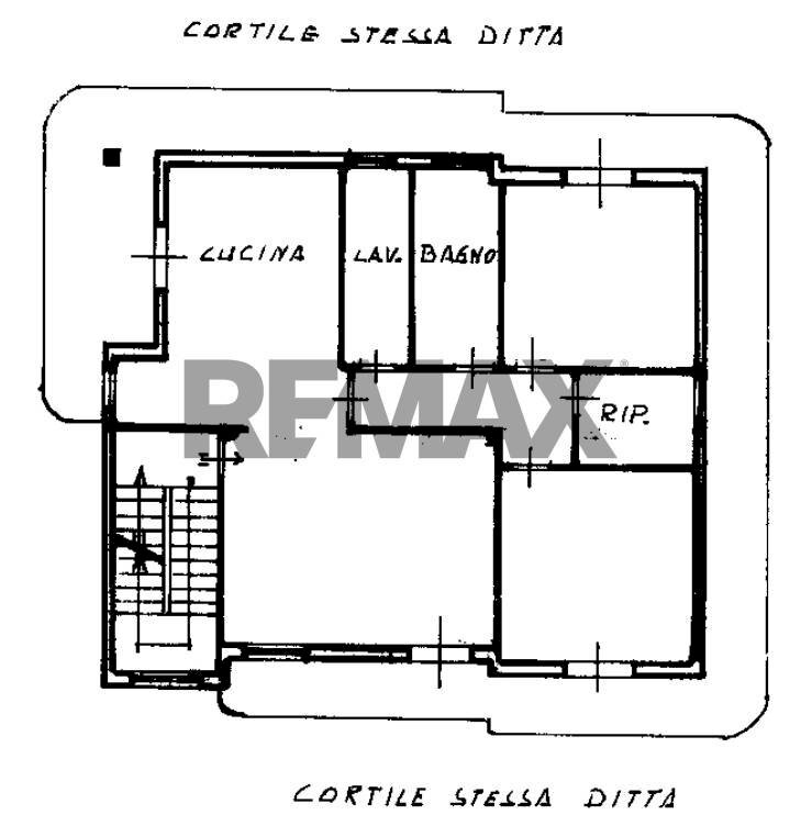 Pianta 2D - Quadrilocale Via Dei Vigneri
 
19, Misterbianco - planimetria 1