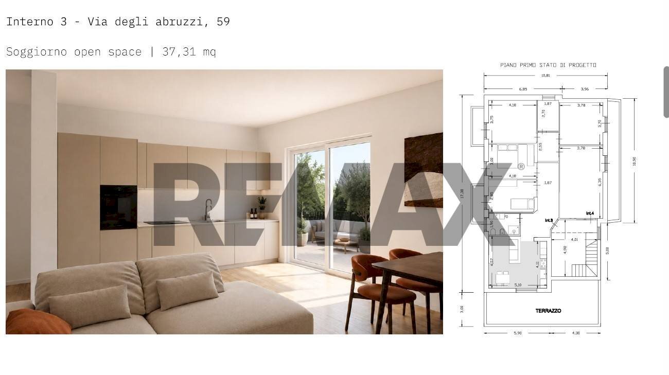 Soggiorno - Trilocale Via degli Abruzzi
57, Anzio - foto 2