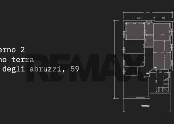 Pianta 2D - Trilocale Via degli Abruzzi
 
57, Anzio - foto 1