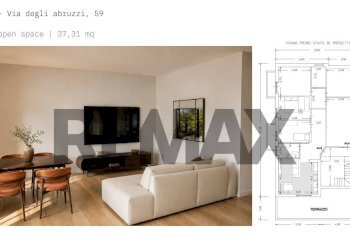 Sala da pranzo - Trilocale Via degli Abruzzi
 
57, Anzio - foto 3