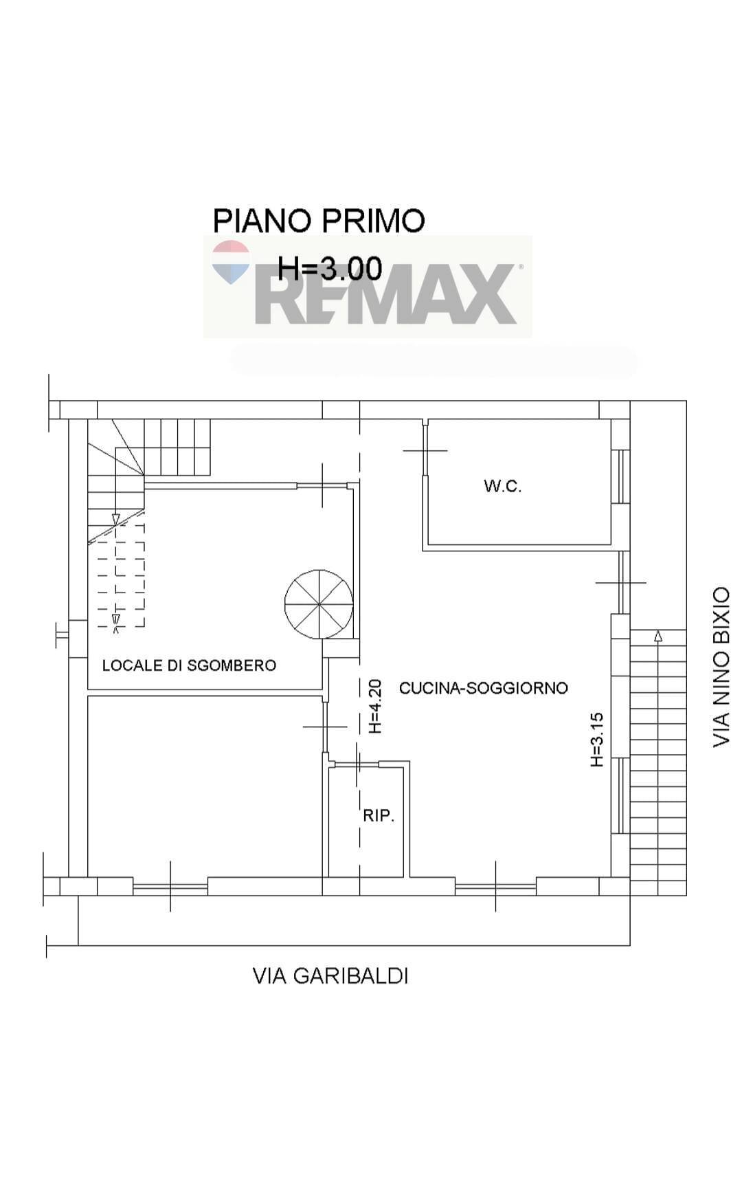 Pianta 2D - Independent house Giuseppe Garibaldi
 
7, Gaggi - floor plans 1