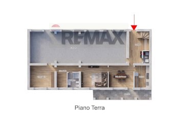 Pianta 3D - Casa semi indipendente Via di Rivale
41, Pianiga - foto 14