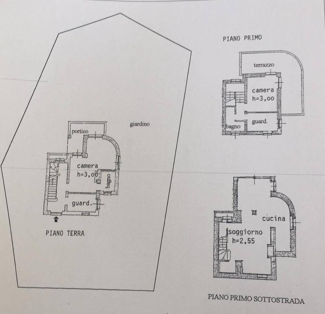 Foto 28 - Villa Via ai piani, Brunate - planimetria 1