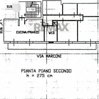 Pianta 2D - Four-room apartment Via Guglielmo Marconi
 
77, Terrasini - floor plans 1