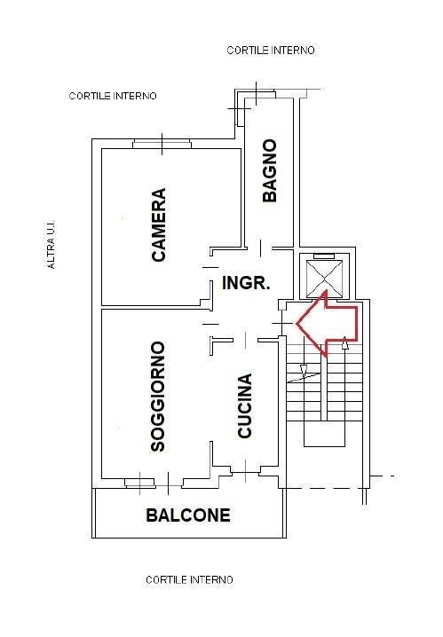 Three-room apartment via Anastasio Germonio, 17, Grugliasco - floor plans 1