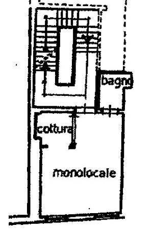 One-room apartment via Giovan Battista Vico, 21, Mondovì - floor plans 1
