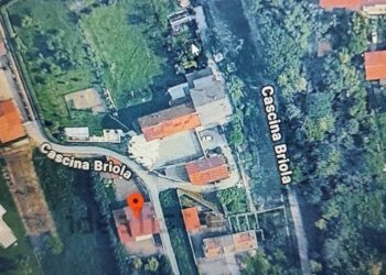 Mappa - Villa all'asta Cascina Briola, 8, Vische - foto 1