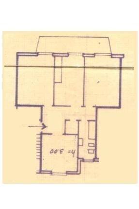 Trilocale corso Ferdinando Magellano, Genova (zona Sampierdarena) - planimetria 1