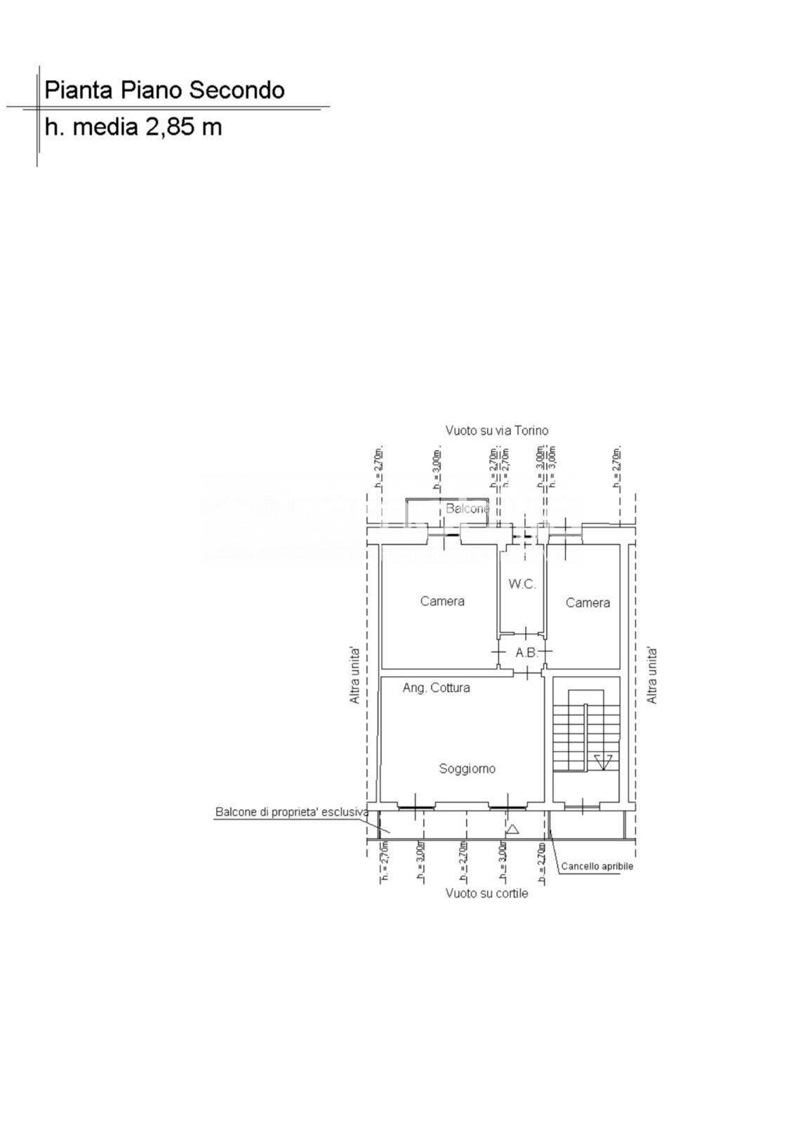 Foto 29 - Three-room apartment Via Torino, Nichelino - floor plans 1