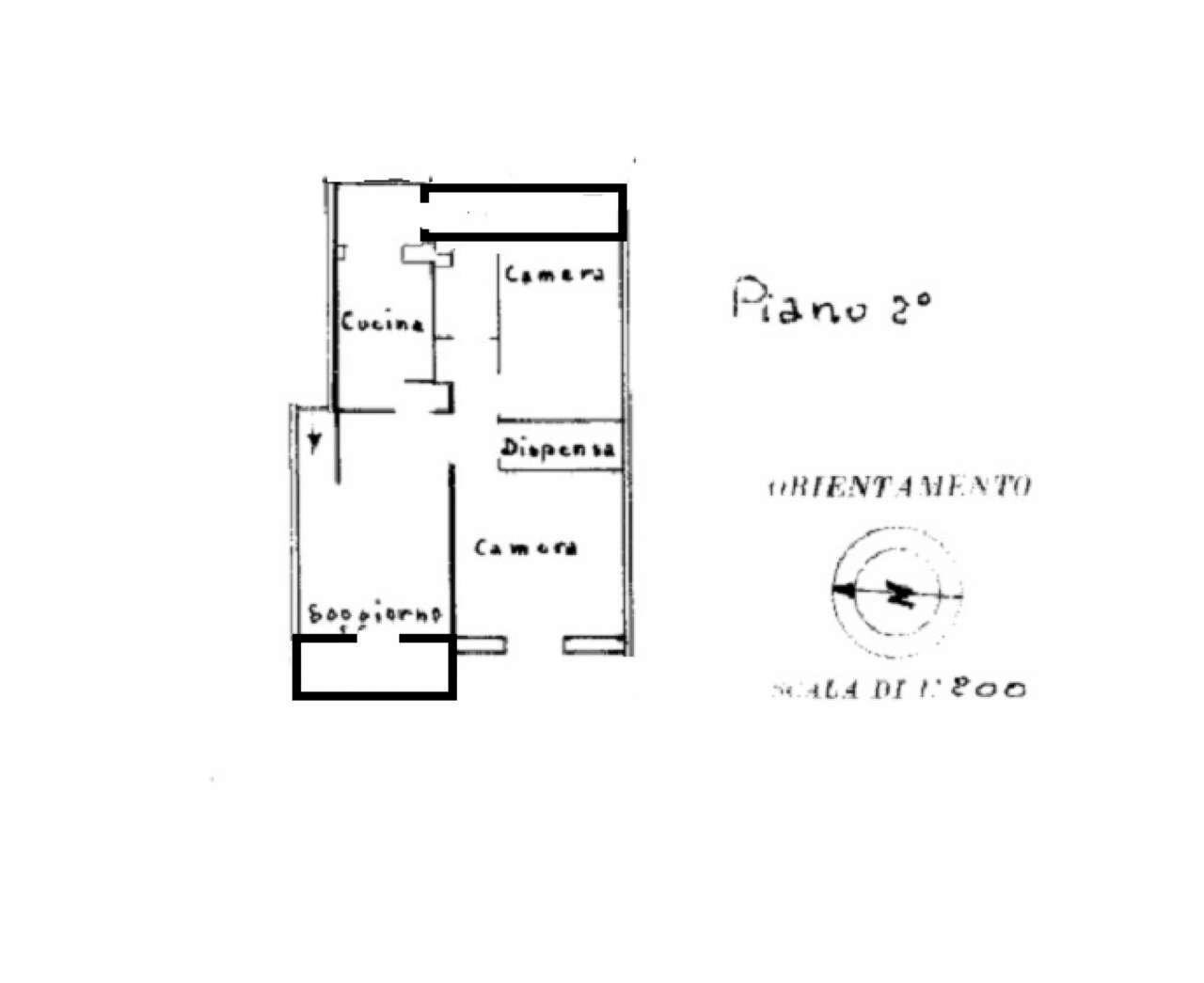 Planimetria - Apartment Viale Bernabo Brea, Genova (neighborhood Sturla) - floor plans 1