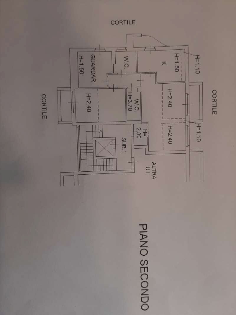 abbiategrass2_3 loc. primo piano - Appartamento largo Donatello, Abbiategrasso - planimetria 1