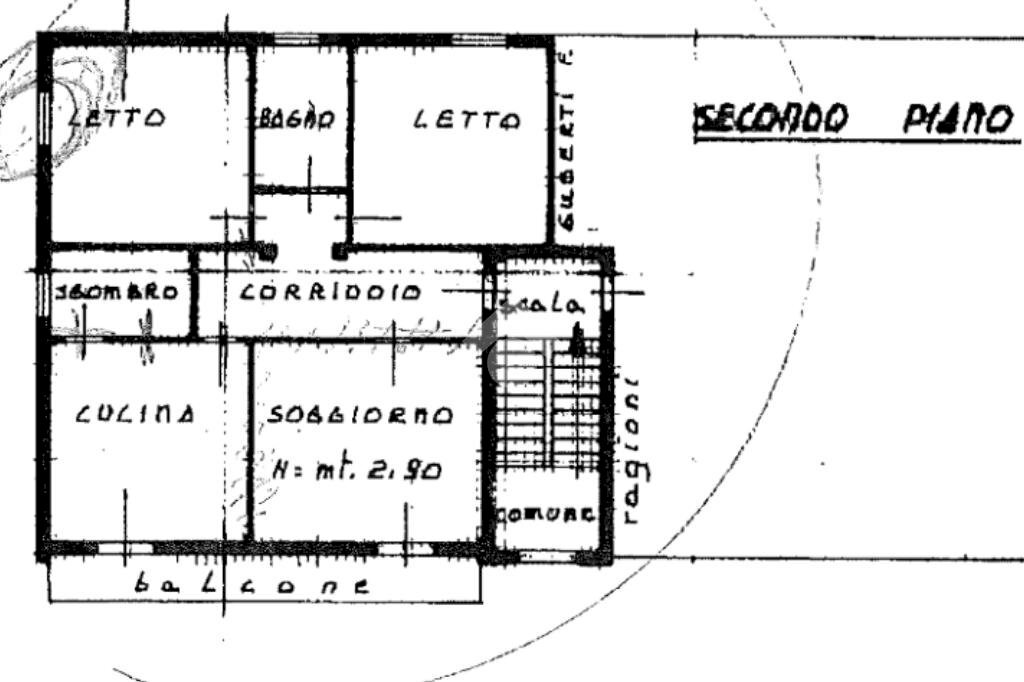 Appartamento via Fornace, Sant'Ilario d'Enza - planimetria 1