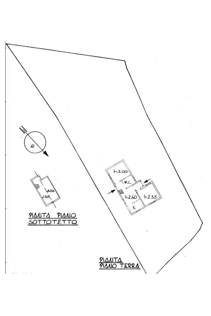 Independent house Località Gorra, Valbrevenna - floor plans 1