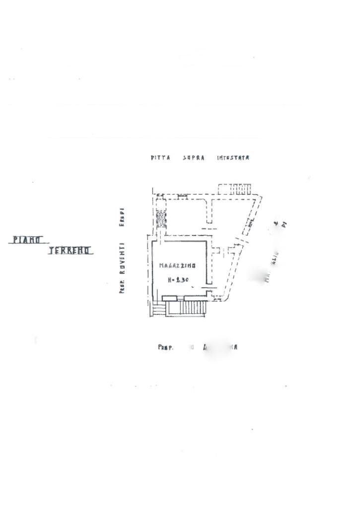 Semi-detached house Vicolo della piazza, Pinasca - floor plans 1