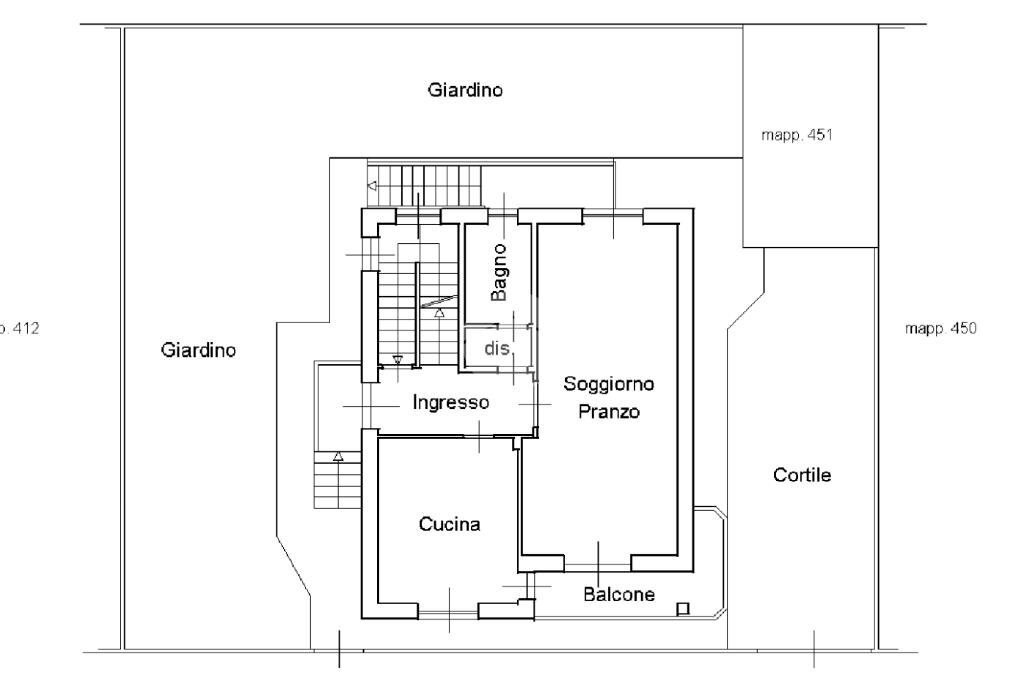 Villa Via Petrarca, Rho - floor plans 1
