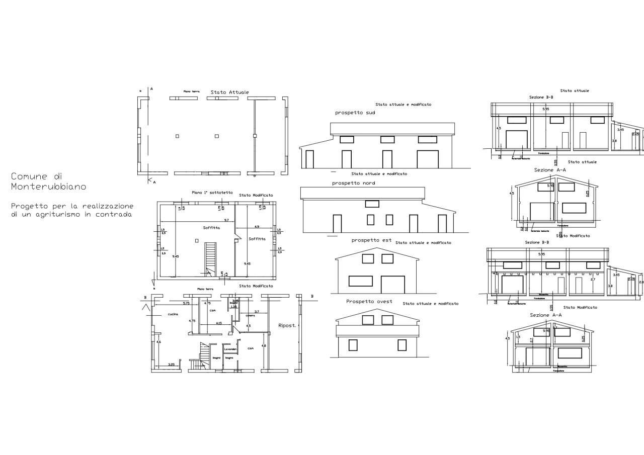 15 DI LEO IMMOBILIARE VENDE  CASOLARE DA RISTRUTTU - Casa indipendente Monterubbiano - planimetria 1