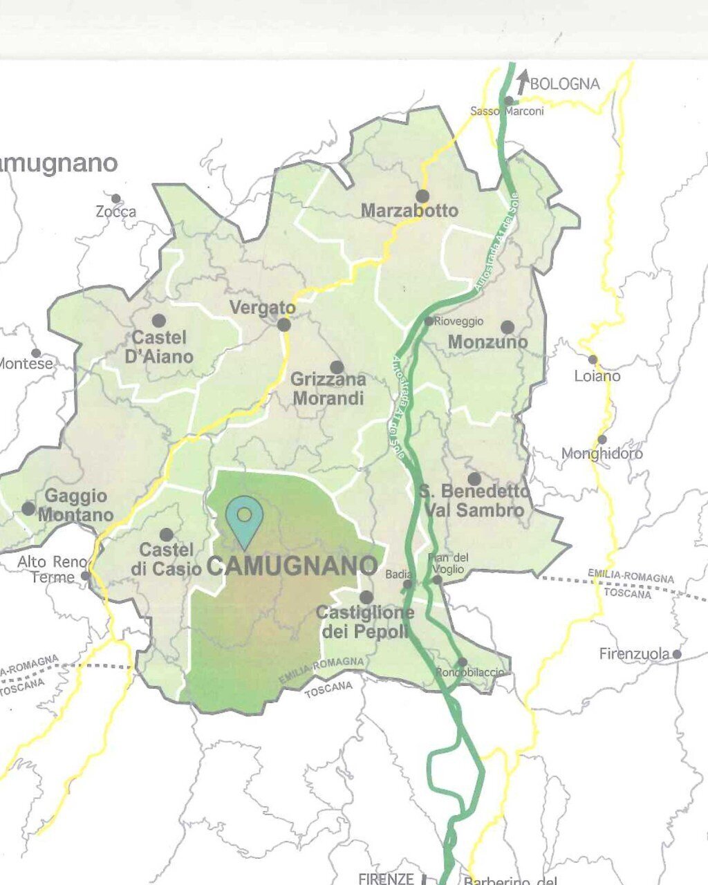 mappa camugnani - Villa Camugnano - floor plans 1