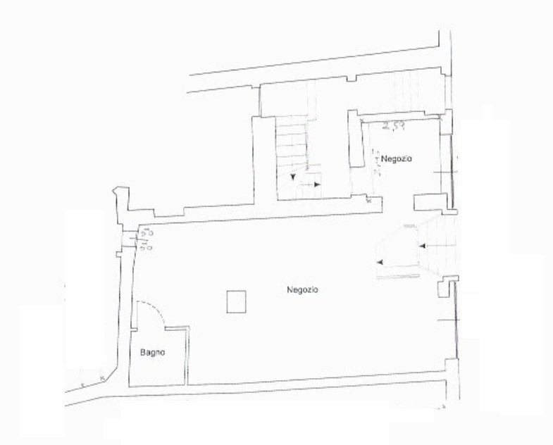 Shop via Collegio di Spagna, 3, Bologna (neighborhood Centro Storico) - floor plans 1