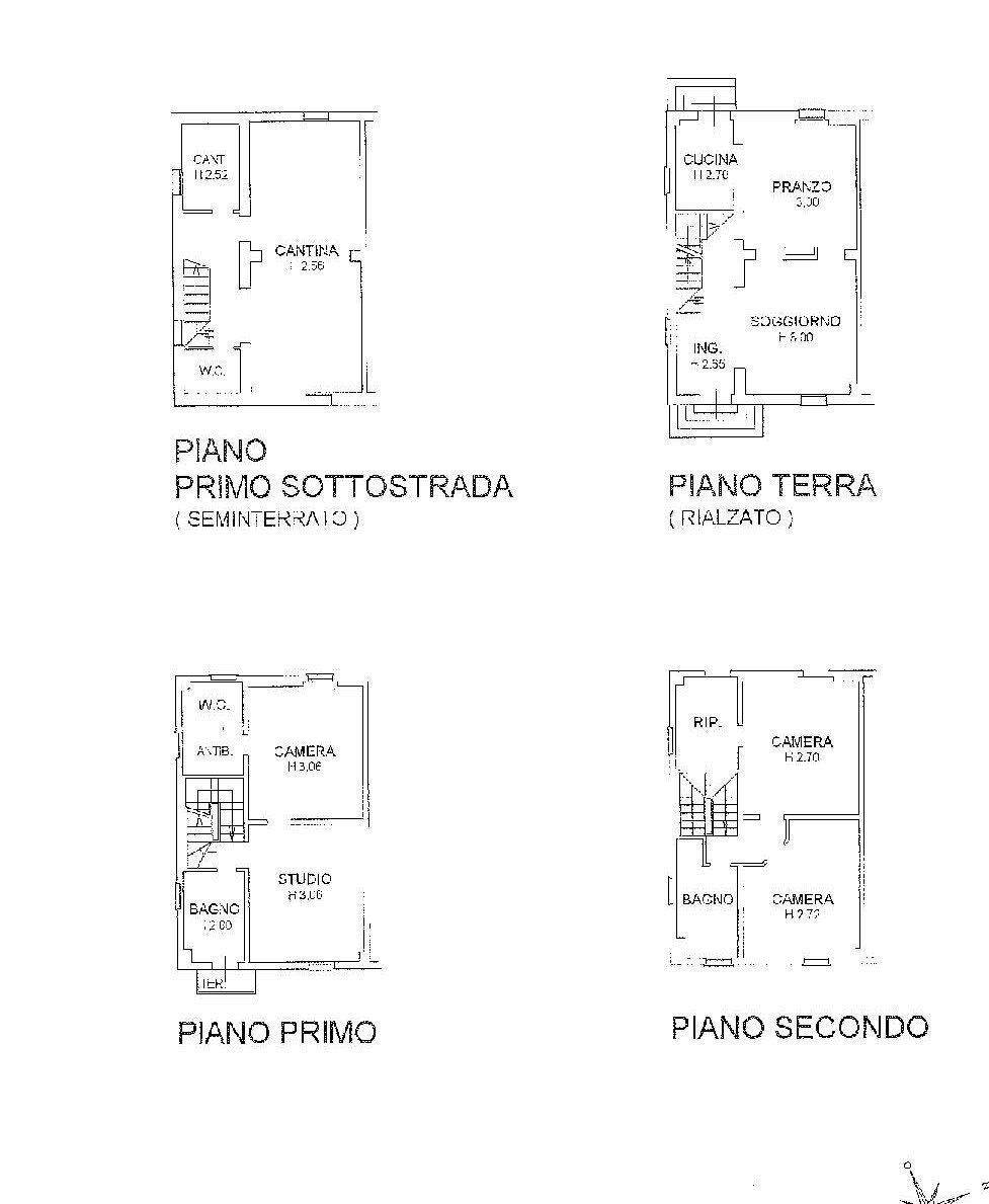 planimetrie appartamento - Terratetto - Terracielo Imola - planimetria 1