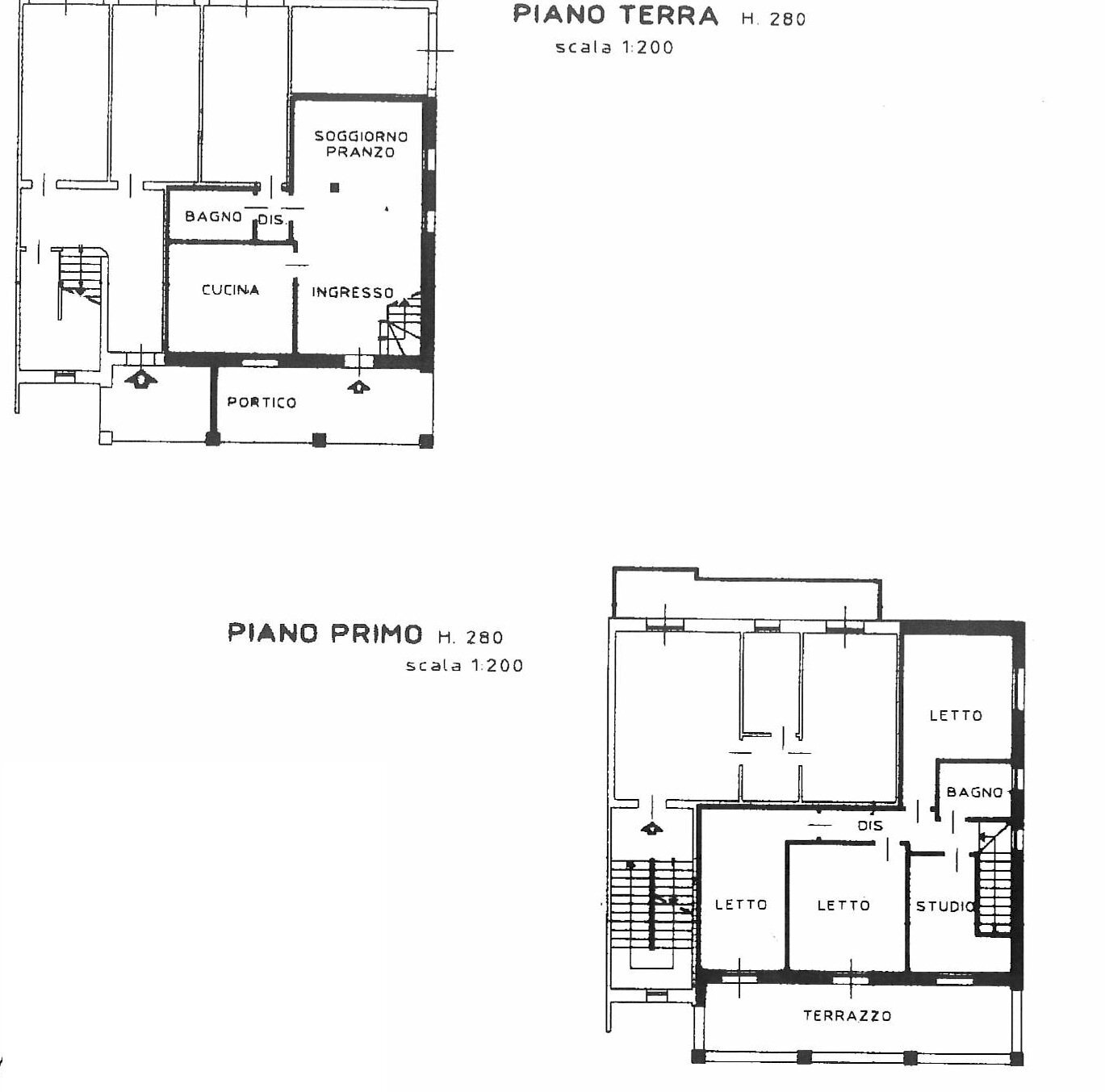 Four-room apartment Bomporto - floor plans 1