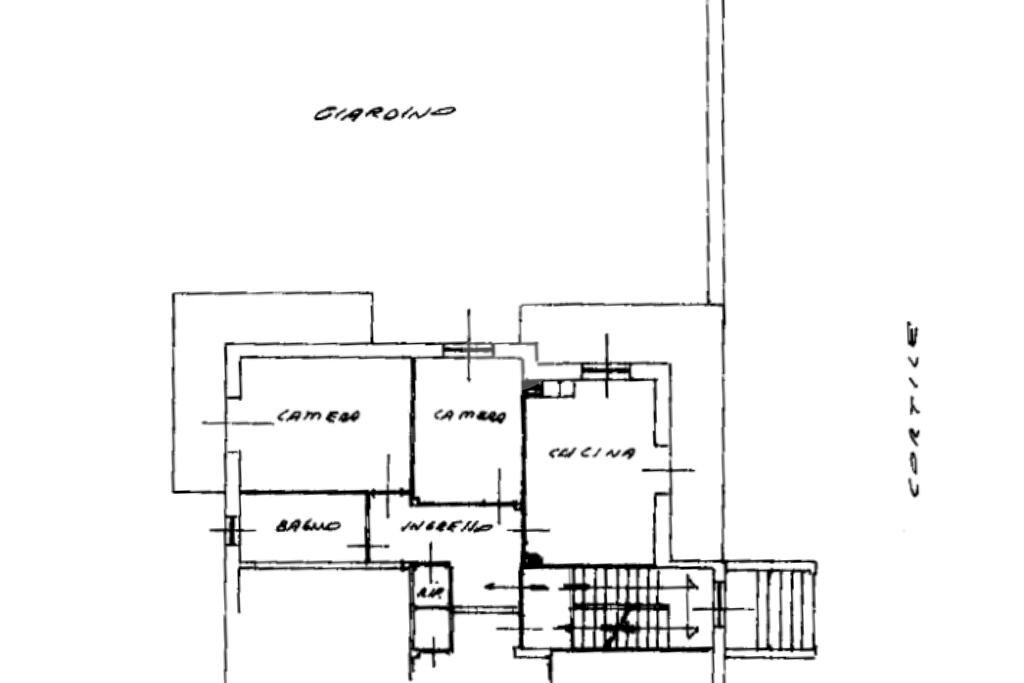 Trilocale Via Selvaggio, Giaveno - planimetria 1