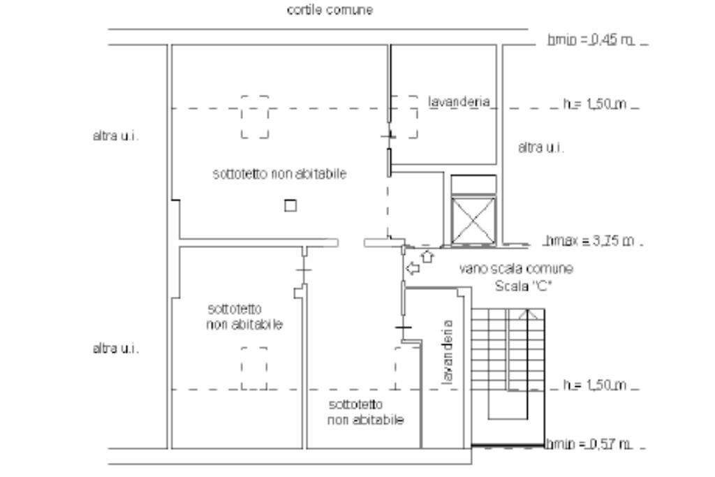Attic Via Colombo, Piossasco - floor plans 1