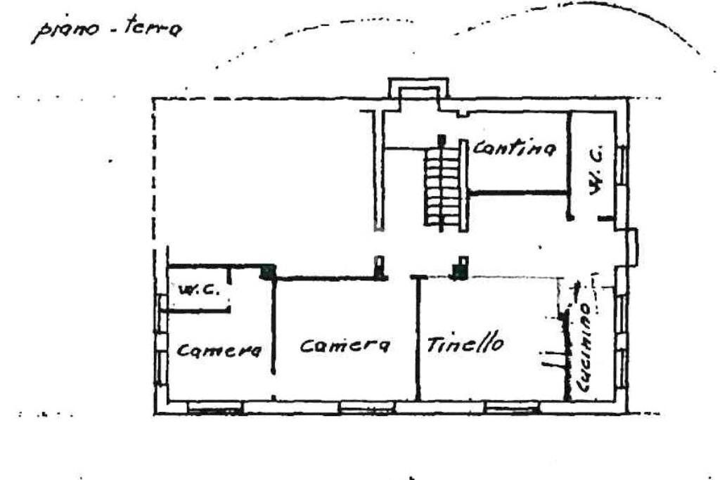 Four-room apartment Via Statuto, Valchiusa - floor plans 1