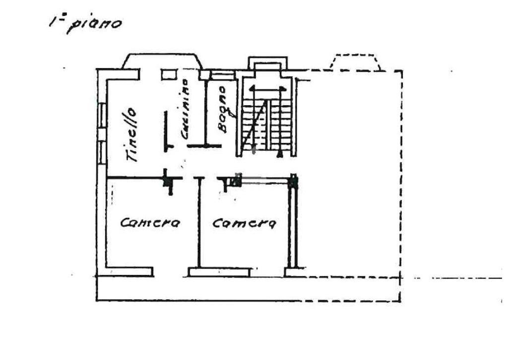 Four-room apartment Via Statuto, Valchiusa - floor plans 1