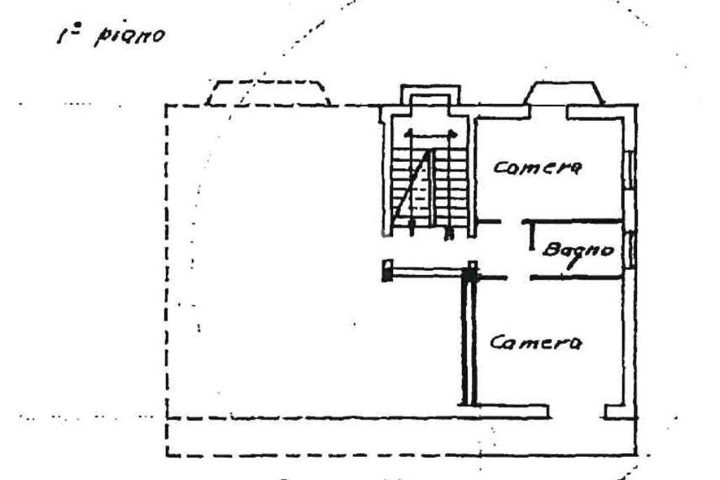 Bilocale Via Statuto, Valchiusa - planimetria 1
