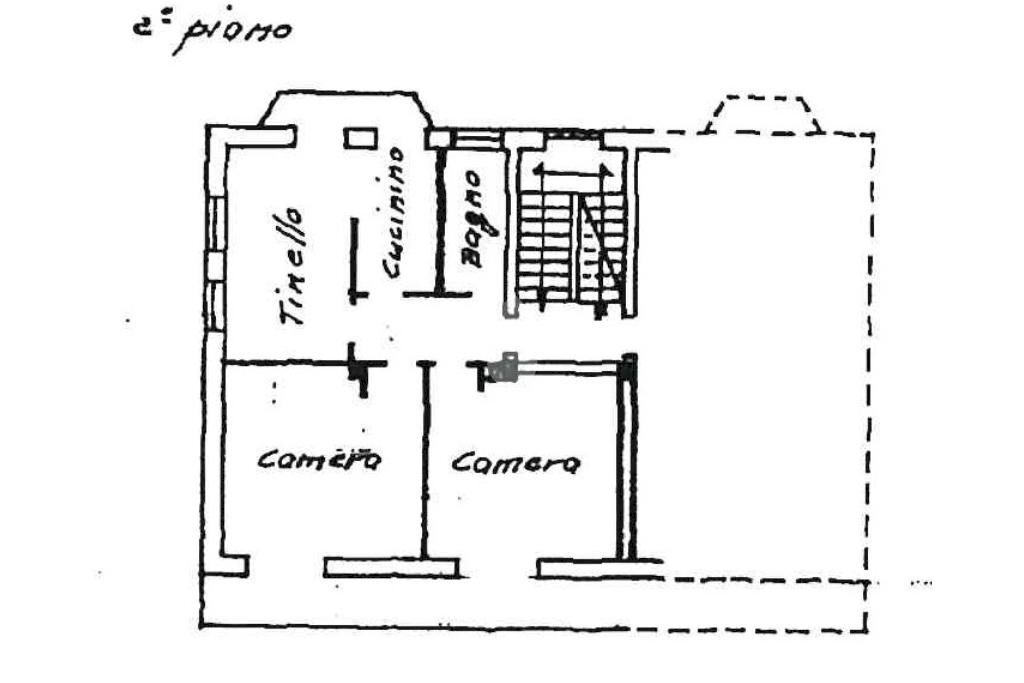 Four-room apartment Via Statuto, Valchiusa - floor plans 1