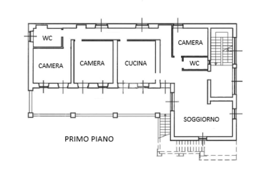 Independent house Largo Ivrea, Albiano d'Ivrea - floor plans 1