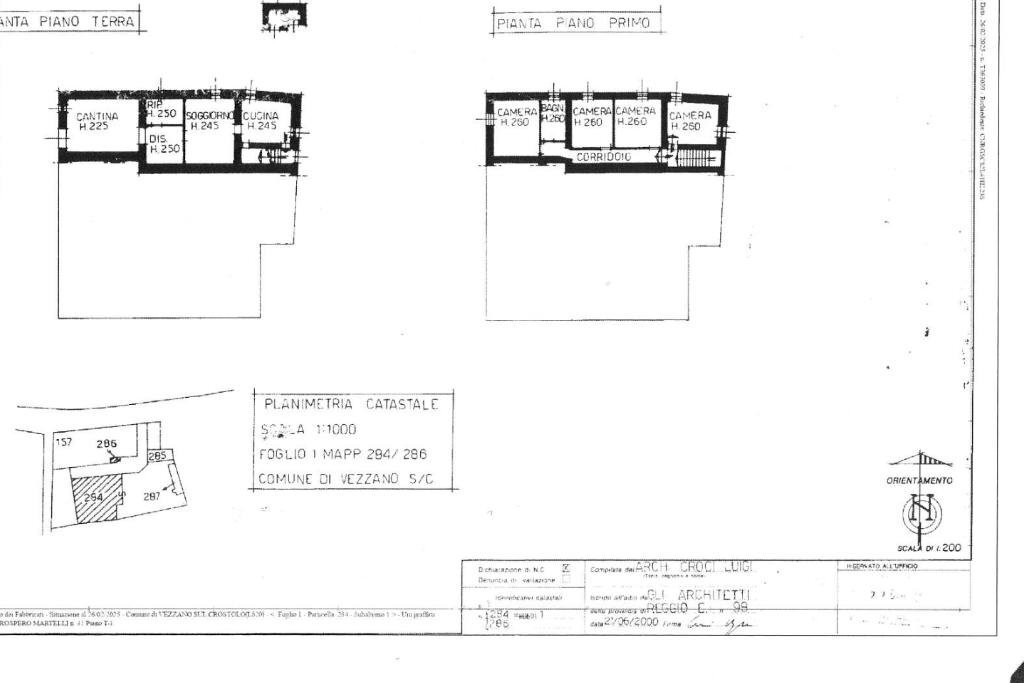 Rustic Via Martelli, Vezzano sul Crostolo - floor plans 1
