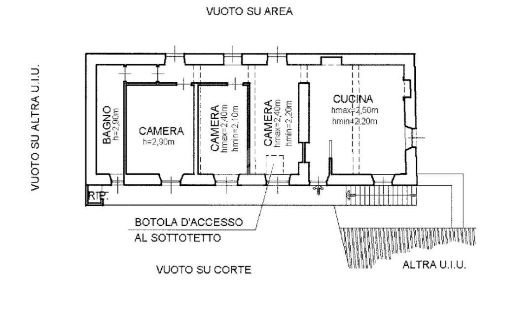 Four-room apartment Via fucine inferiori, Condove - floor plans 1