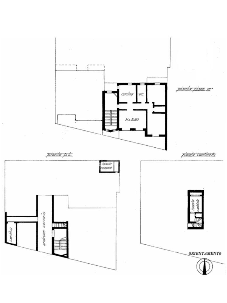Three-room apartment Via mazzini, Cameri - floor plans 1