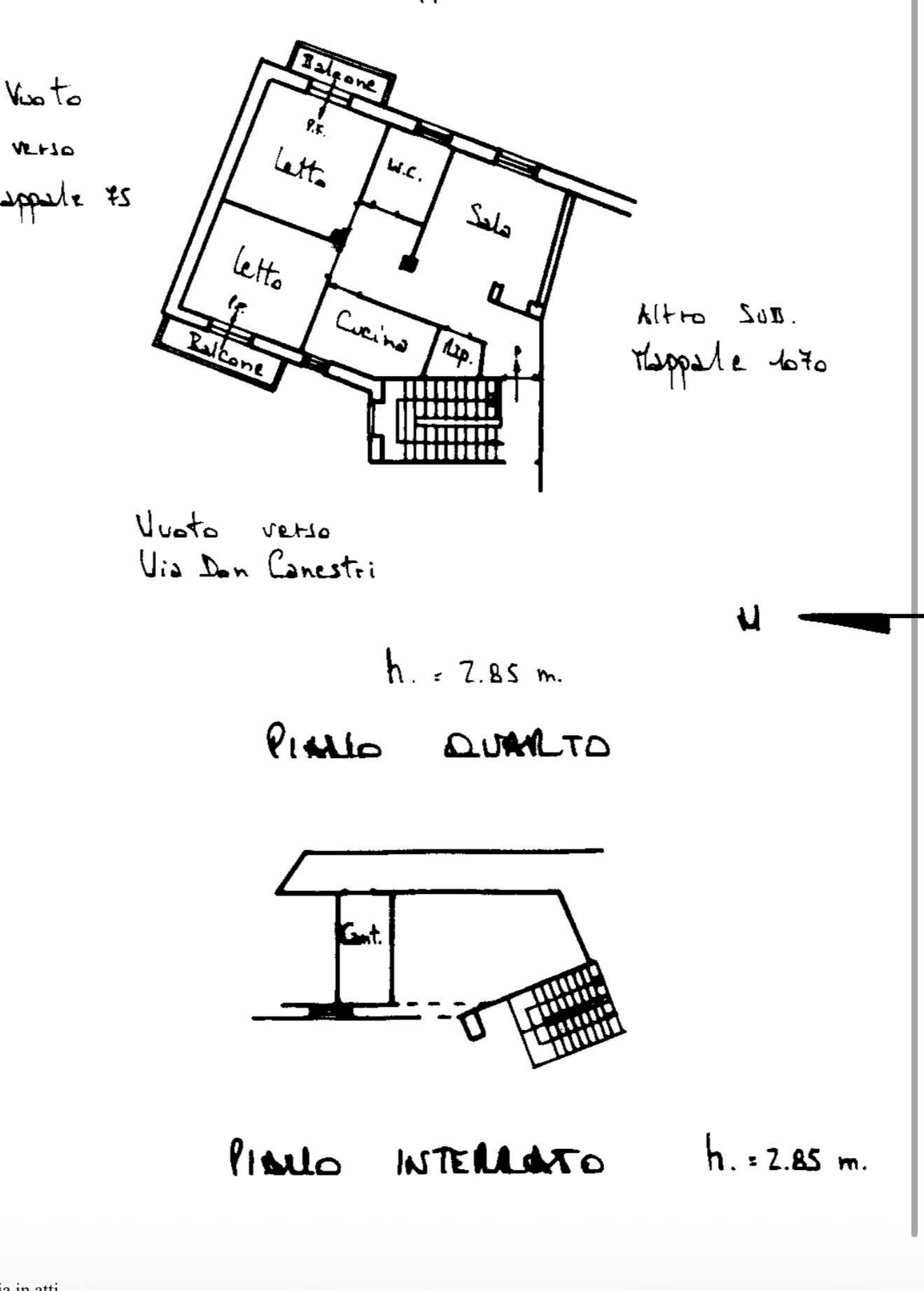 Foto 14 - Appartamento Alessandria - planimetria 1
