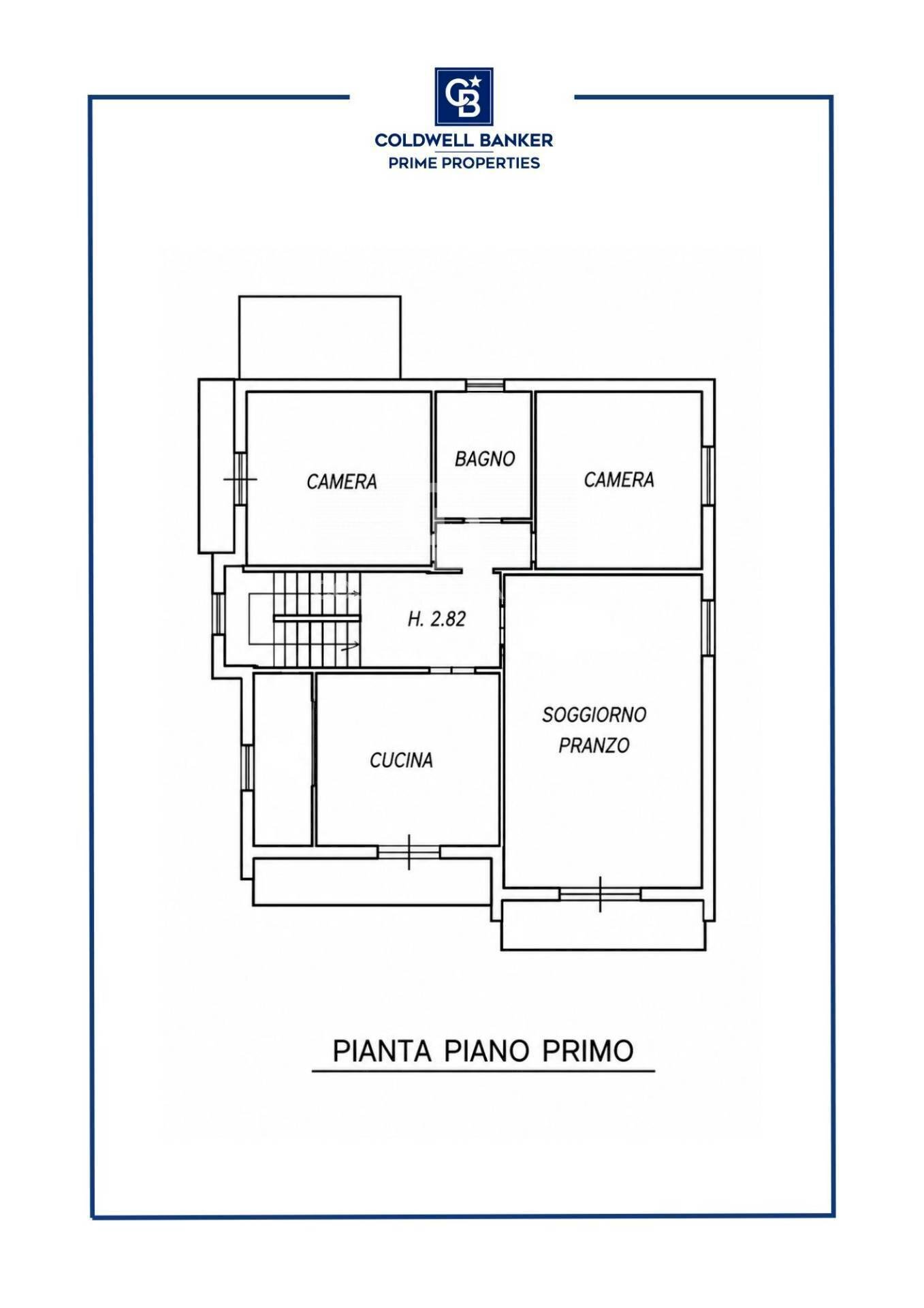 Foto 55 - Villa Via Montanari
 
1900, Gambettola - planimetria 1