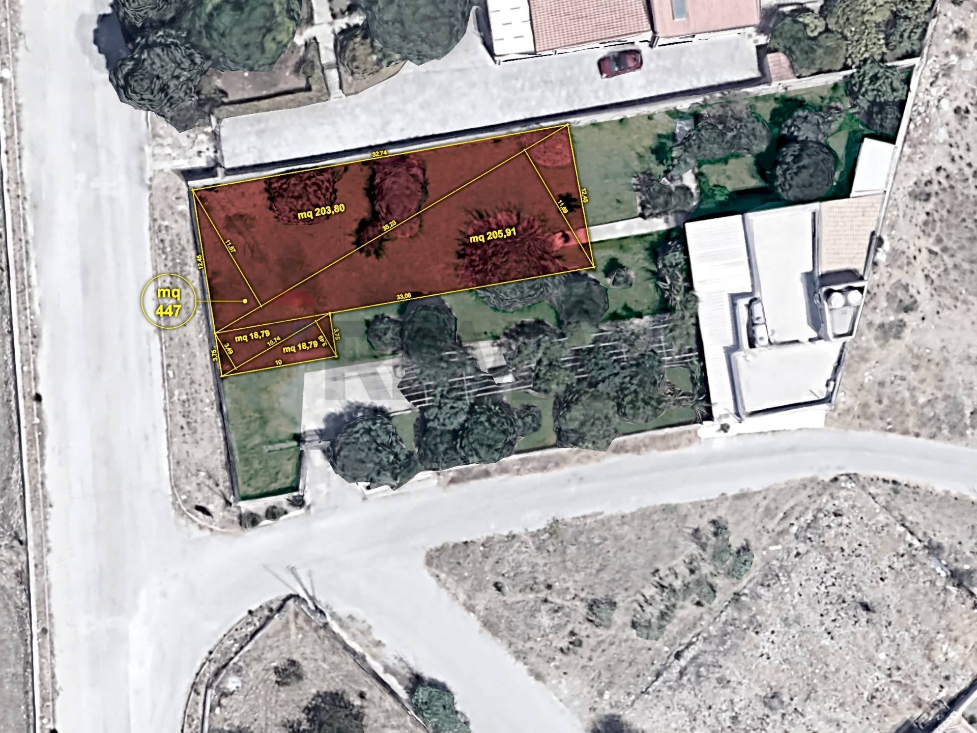 Posizione della mappa - Building land via Milo
 
2, Erice - floor plans 1