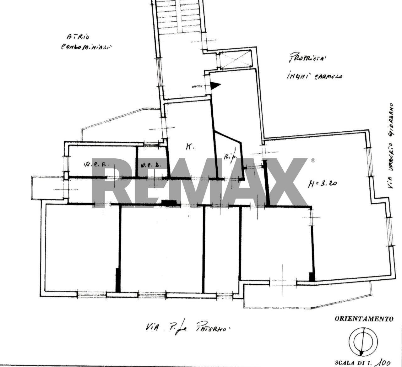 Pianta 2D - Apartment Via Principe Di Paterno'
 
90, Palermo - floor plans 1