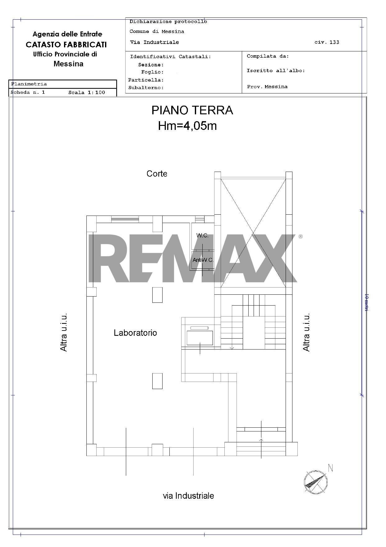 Pianta 2D - Commercial Premises Via Industriale
 
133/133/A, Messina - floor plans 1