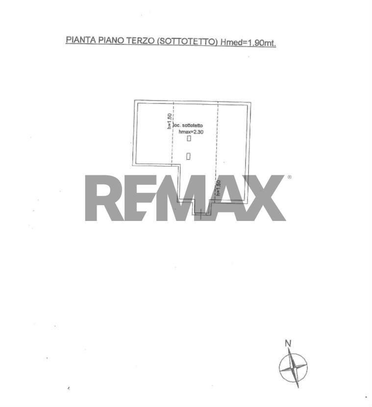 Pianta 2D - Trilocale Via Scale Sant'Antonio
 
60, Aci Catena - planimetria 1