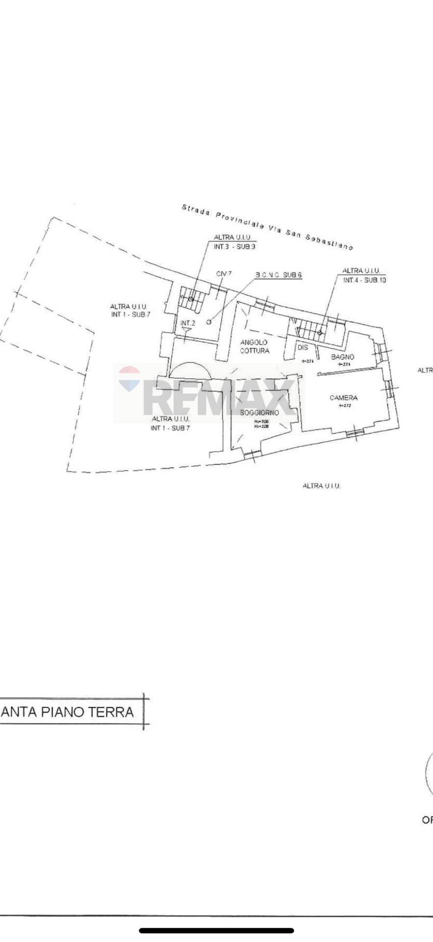 Pianta 2D - Casa semi indipendente Via San Sebastiano
 
7, Tovo San Giacomo - planimetria 1