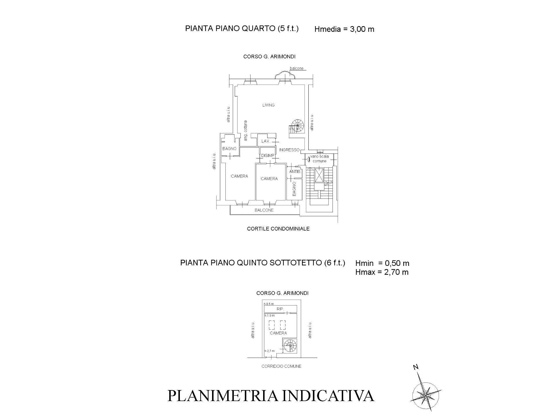 Foto 28 - Appartamento Corso Giuseppe Arimondi, Torino - planimetria 1