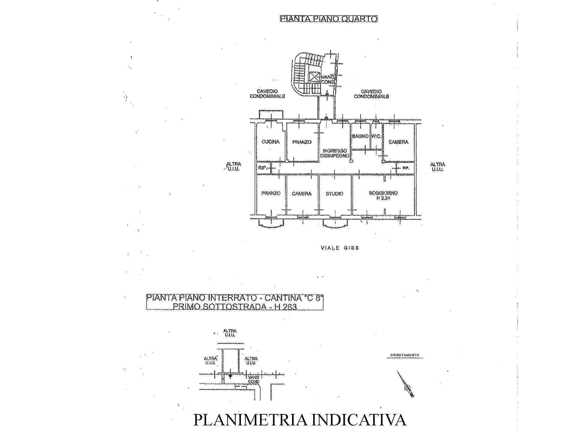 Foto 5 - Apartment Viale Gibb, Alassio - floor plans 1