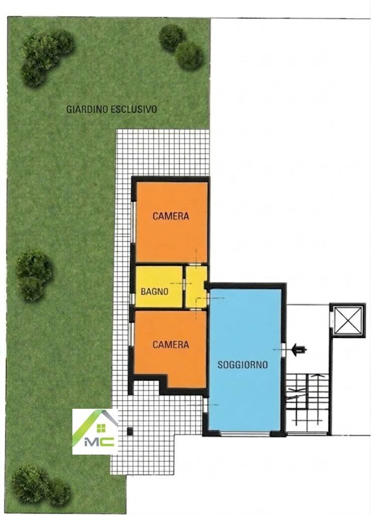Foto 11 - Three-room apartment VIA ALDO MORO
 
119, Melzo - floor plans 1