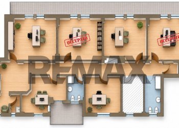 Pianta 3D - Ufficio via principe di Paternò
67, Palermo - foto 11
