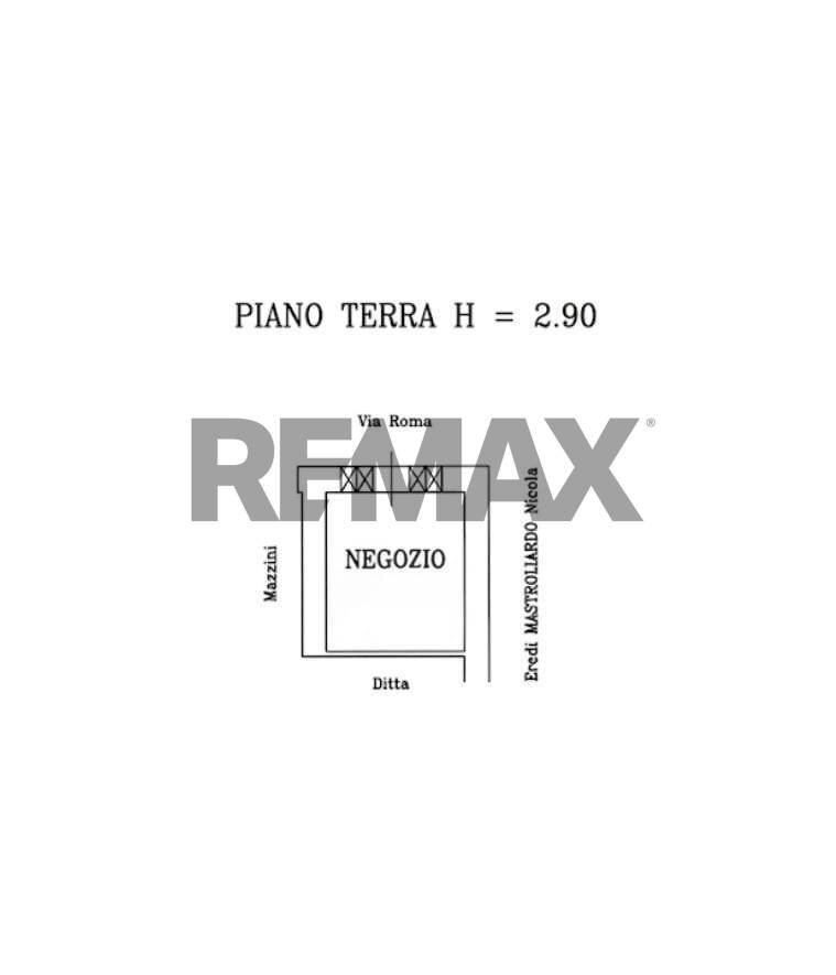 Pianta 2D - Commercial Premises Viale Roma
 
7, Colli a Volturno - floor plans 1
